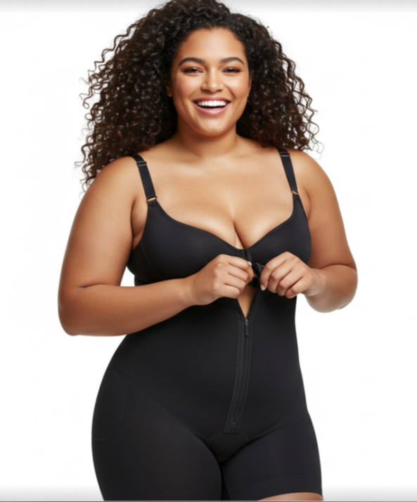 Open-Bust Body Suit