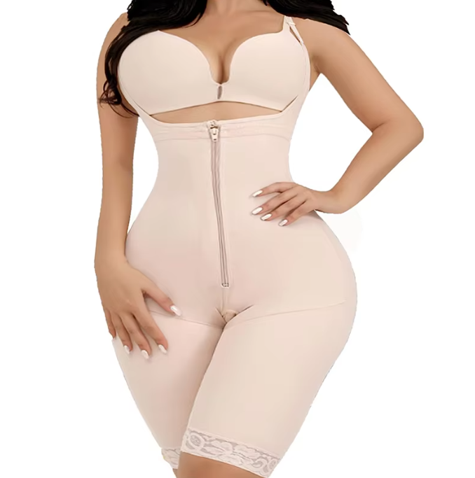 Open-Bust Body Suit