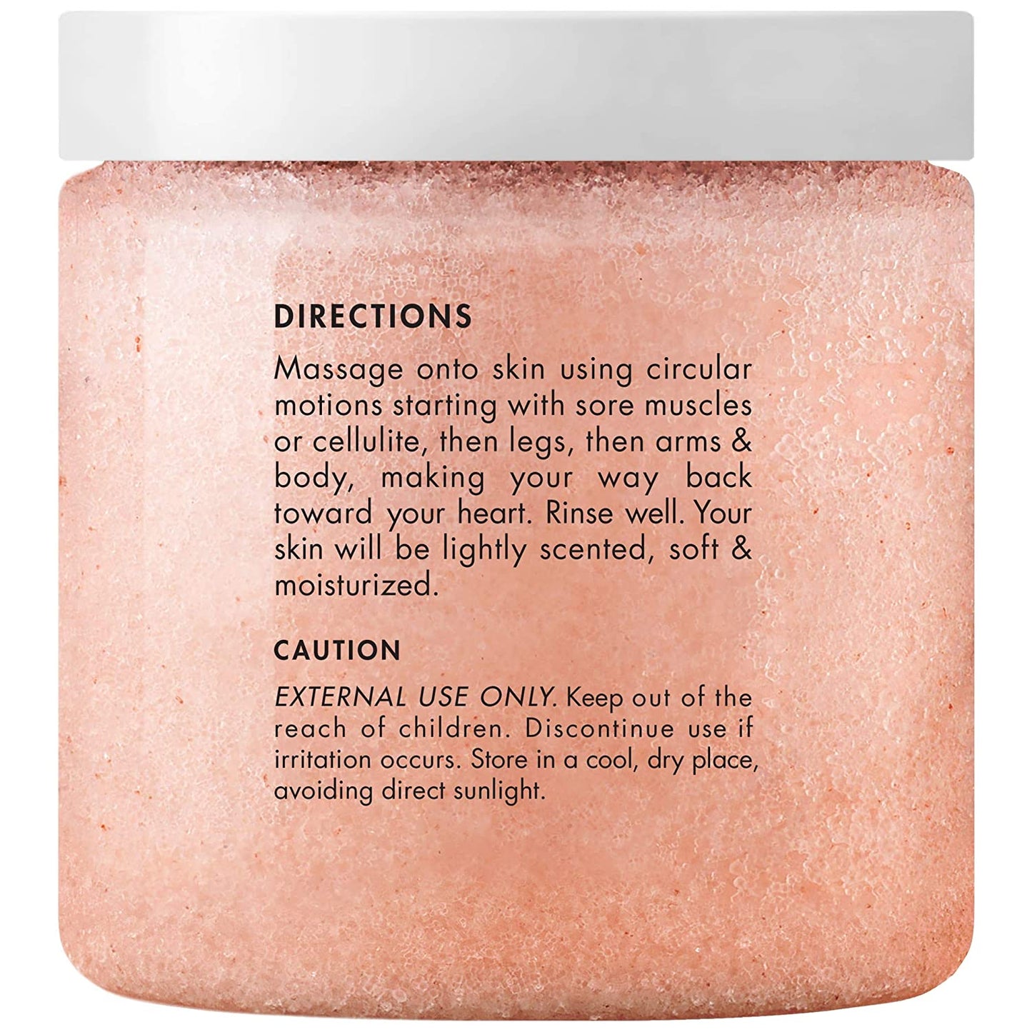 Pure Himalayan Salt Body Scrub with Collagen and Sweet Almond Oil