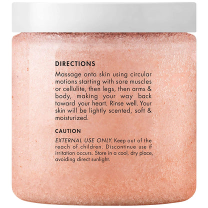 Pure Himalayan Salt Body Scrub with Collagen and Sweet Almond Oil