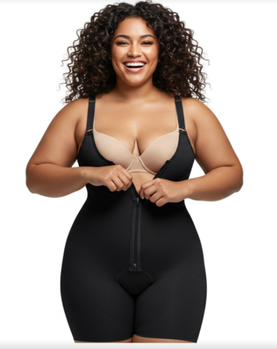 Open-Bust Body Suit